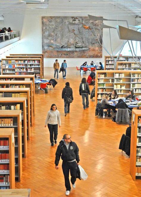 Una veduta della biblioteca San Giorgio