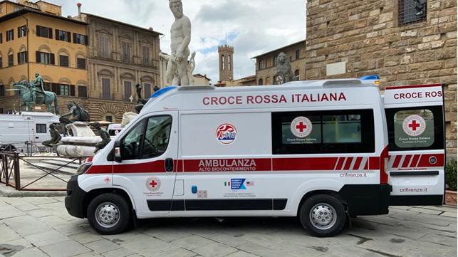 La Robert Kennedy Human Rights dona un'ambulanza anti-contagio alla Croce Rossa di Firenze