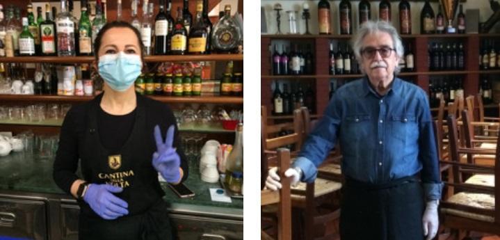Alessandra Cardella (Bar Napoli) e Fabio Taddei (Pappamondo)