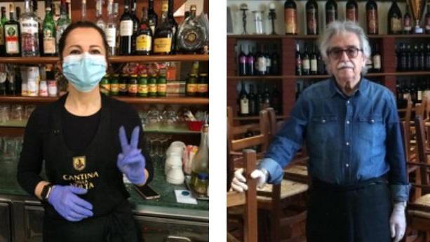 Alessandra Cardella (Bar Napoli) e Fabio Taddei (Pappamondo)