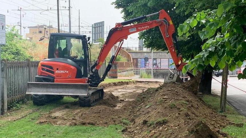 Riparte il cantiere della pista ciclabile lungo la ferrovia