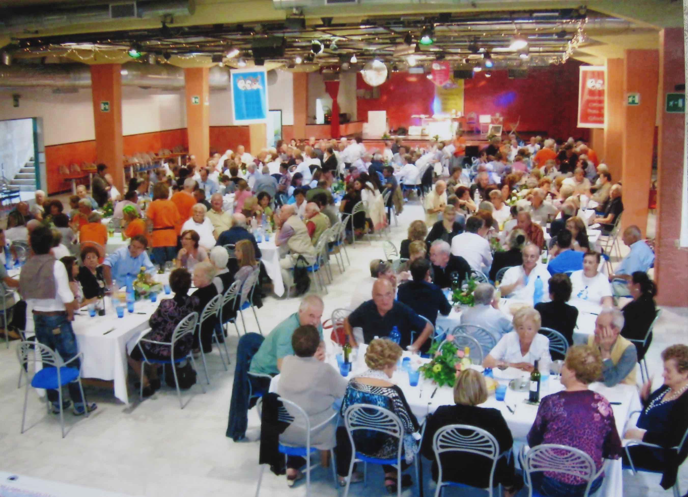 Una cena alla Casa del popolo di Coiano