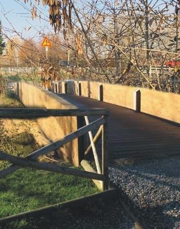 Ciclabile per Vignola lavori al nuovo ponte sul torrente Grizzaga