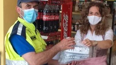 L’Ana-Protezione civile consegna mascherine