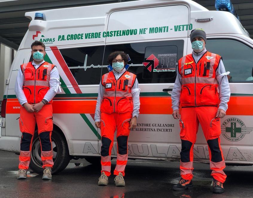 Croce Verde, mille servizi e 54mila chilometri per l’emergenza Covid 19 