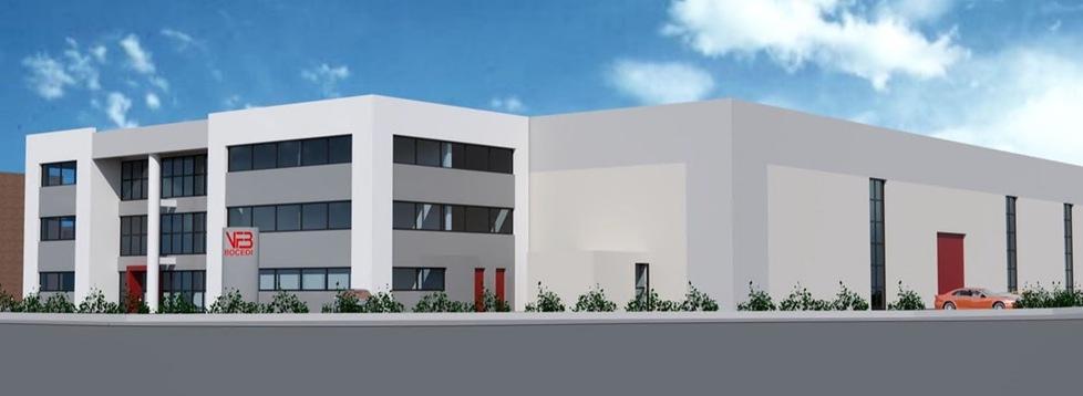 Il rendering del  nuovo stabilimento a Pratissolo