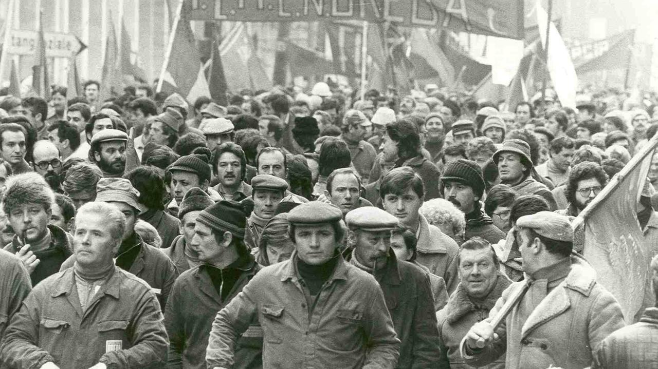 Uno sciopero alla Breda nel 1969