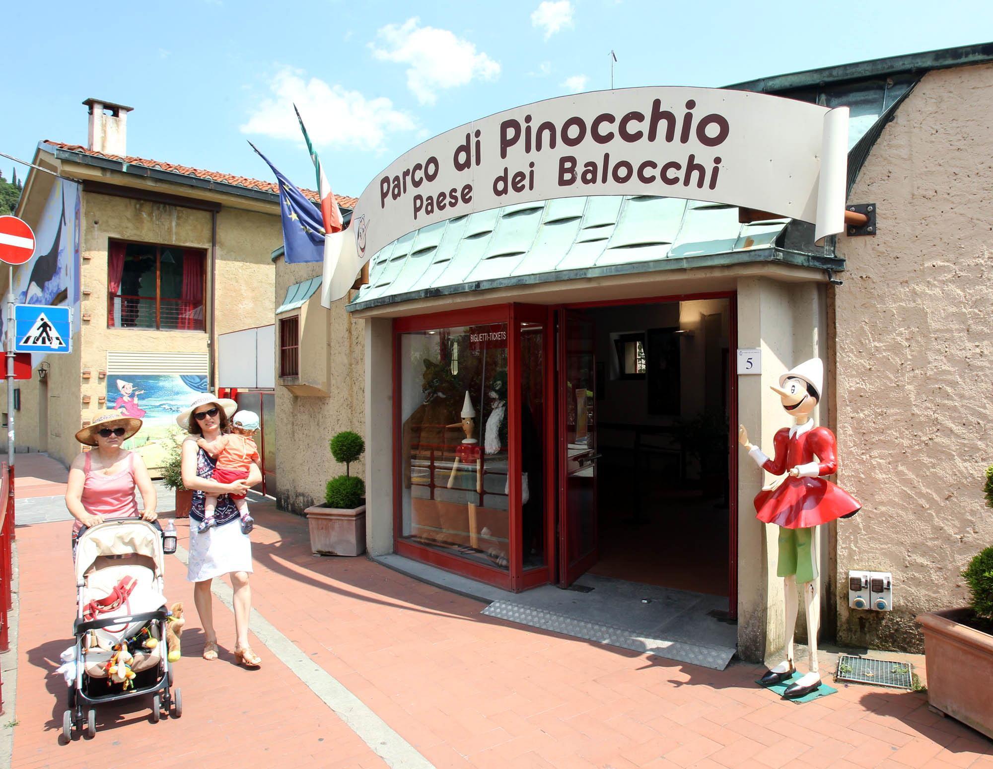 L'ingresso del Parco di Pinocchio