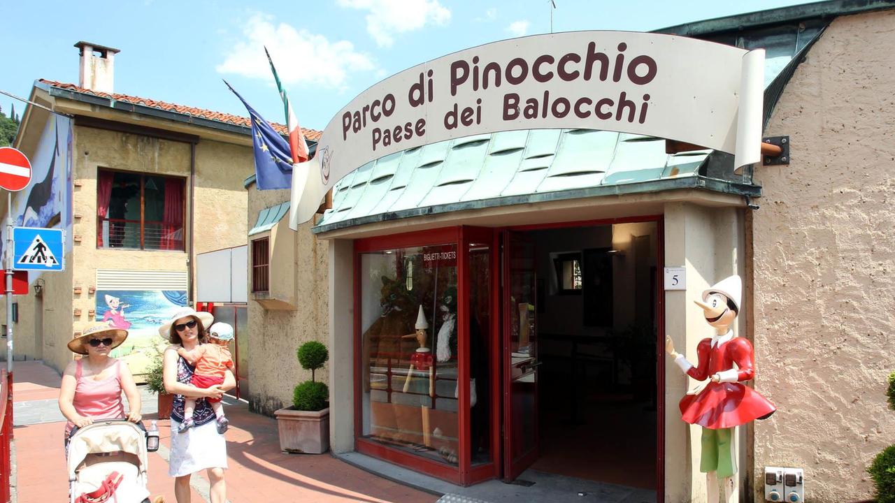 L'ingresso del Parco di Pinocchio
