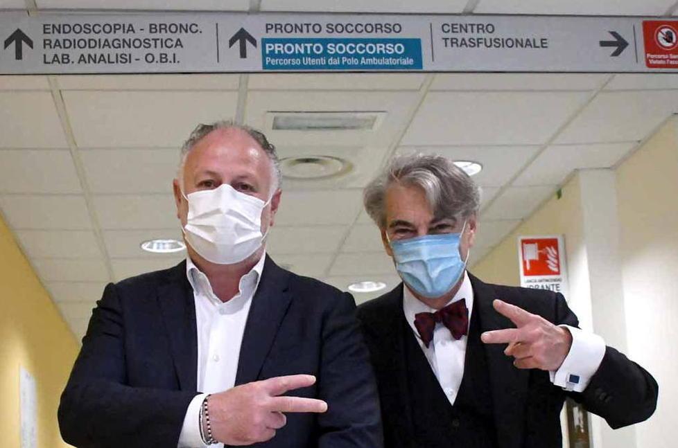 Il presidente Lorenzetti: «Il tampone negativo fu il mio 25 Aprile, ora voglio donare questa gioia ad altri» 