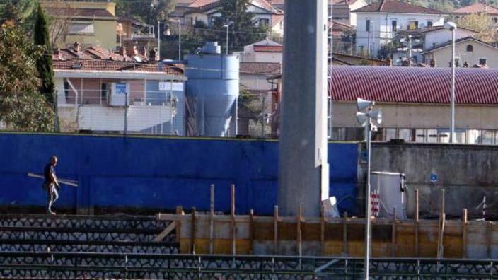 Partiti i lavori in curva nord per il settore unico gradinata