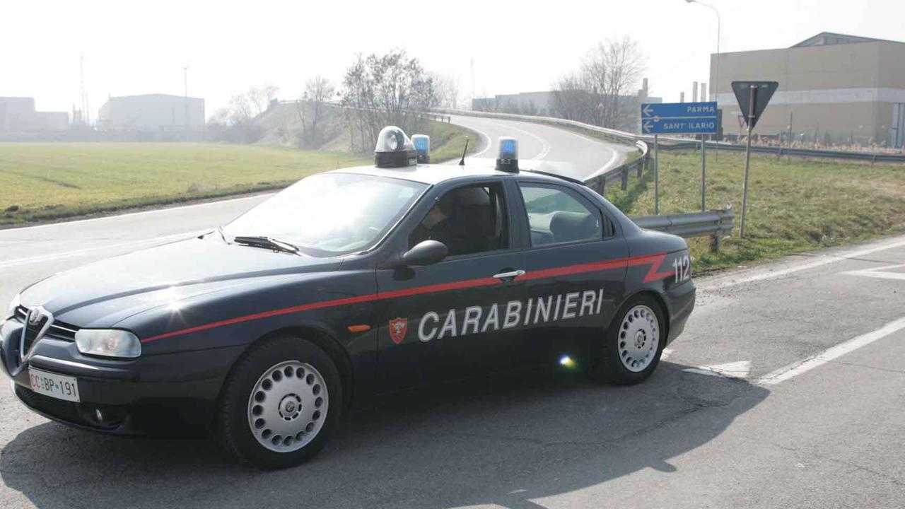 Una pattuglia di carabinieri di Gattatico
