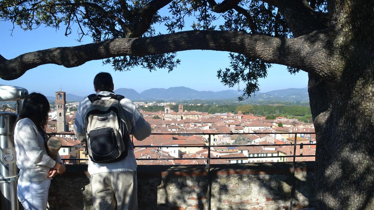 Turisti sulla Torre Guinigi