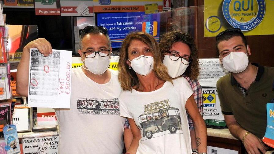 Vincita fortunata in tabaccheria 20mila euro
