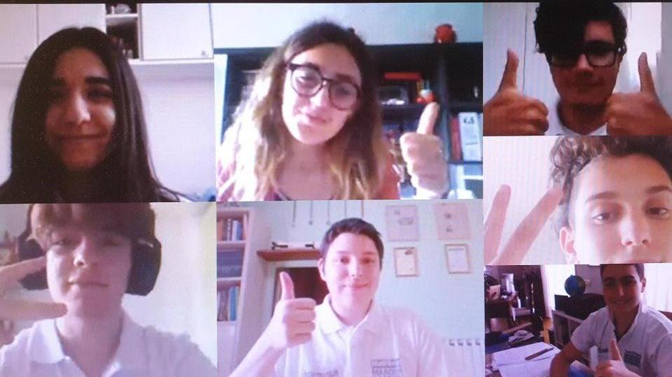 Gli studenti del Liceo Scientifico Marconi di Carrara