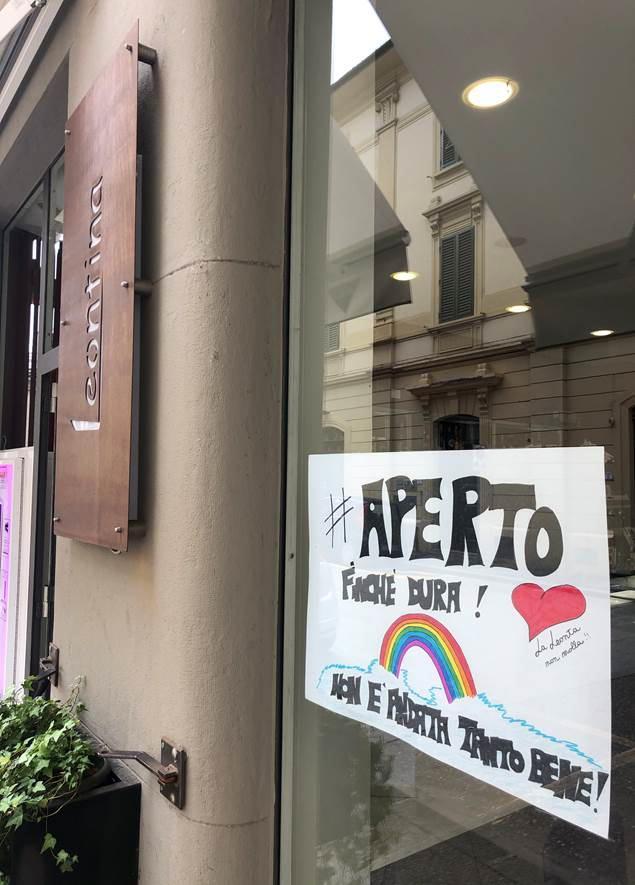 Il messaggio del bar che riapre nel centro di Empoli: "Non è andata tanto bene"