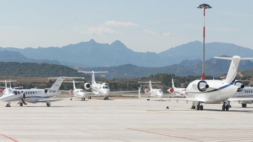 La pista dell'aviazione generale in una foto d'archivio
