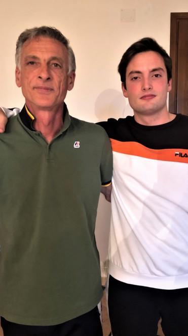 Leonardo e Federico, e la storia si ripete «Padre e figlio uniti dalla maglia del Cecina»