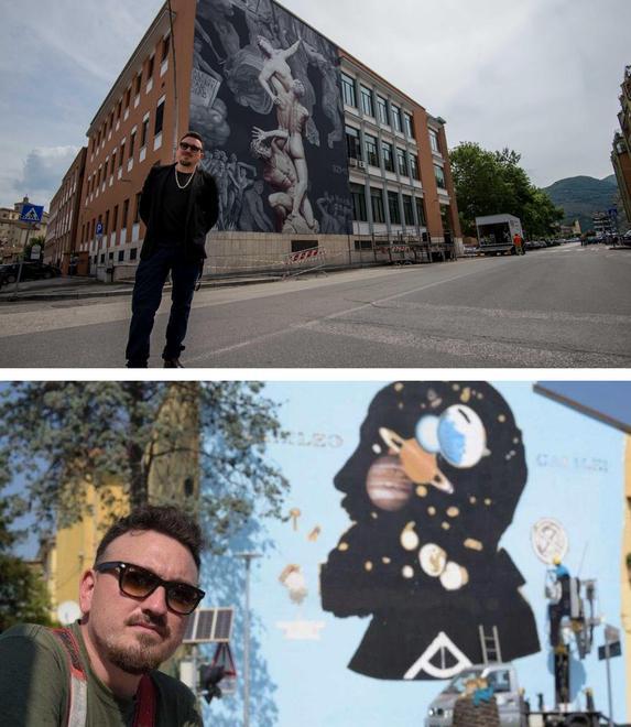 La pandemia cancella la street art e Ozmo inventa la mostra “drive in” 