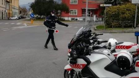Controlli della Polizia municipale (foto di repertorio)