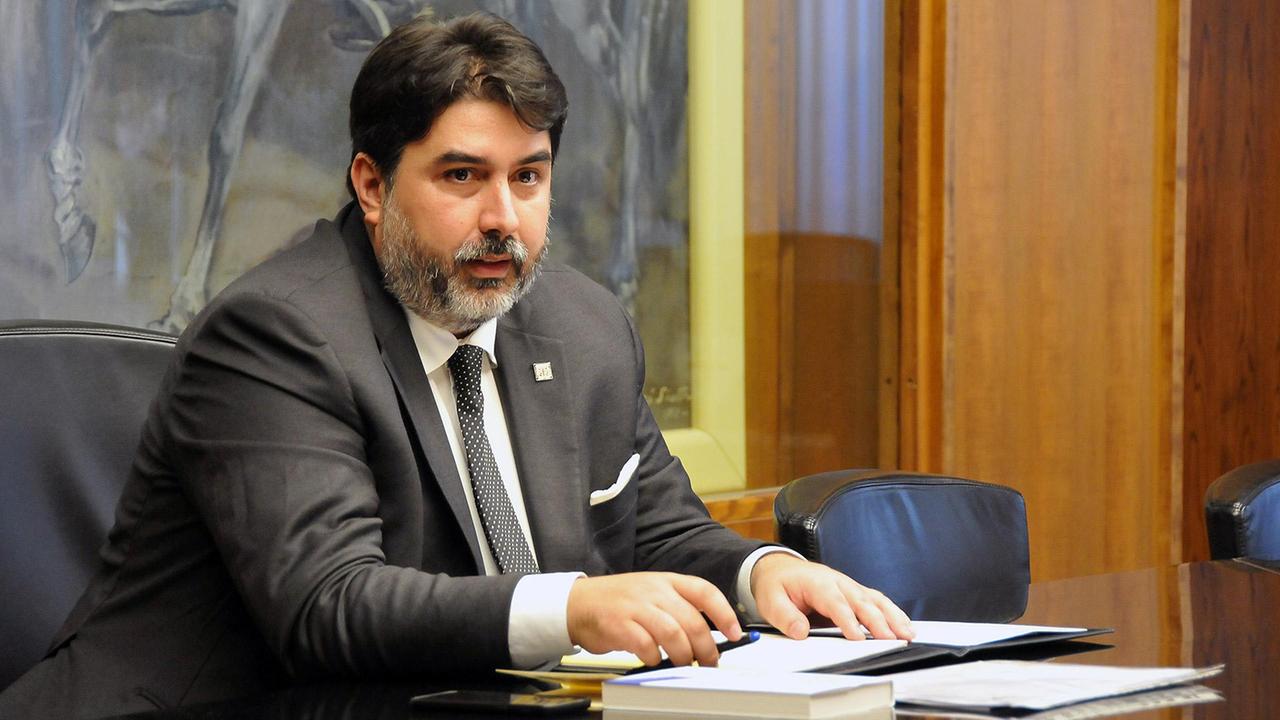 Il presidente Christian Solinas