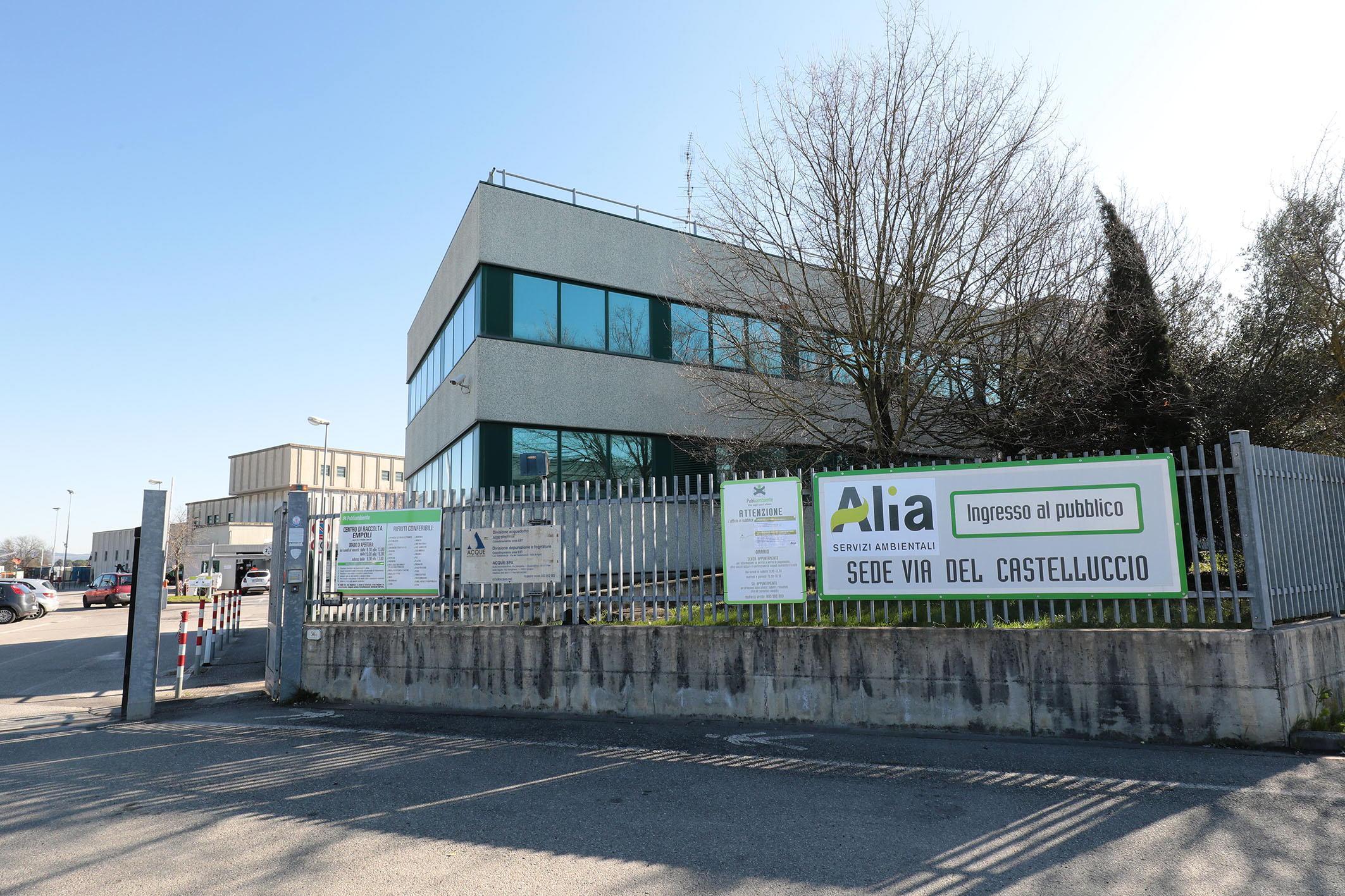 Il centro raccolta di Alia di Empoli