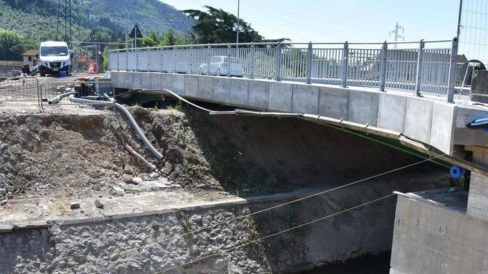 Demolito il Ponte di Sasso Lavori al termine entro luglio