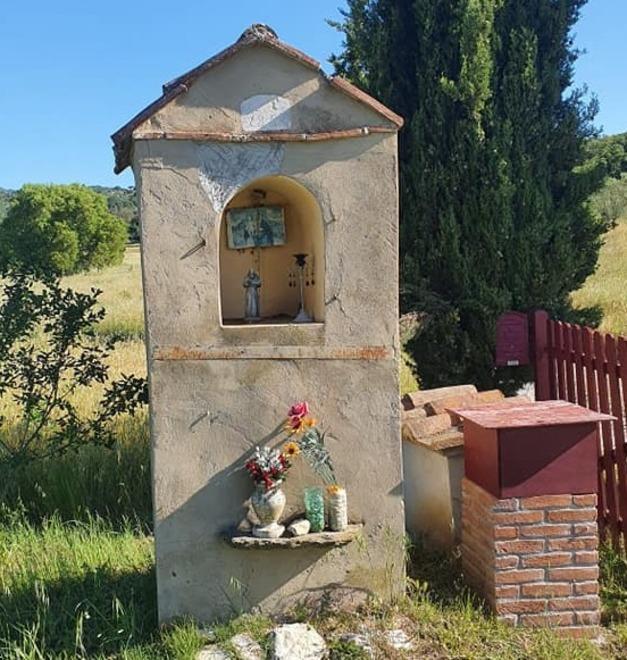 Sparita la Madonna dall’edicola del Crocino