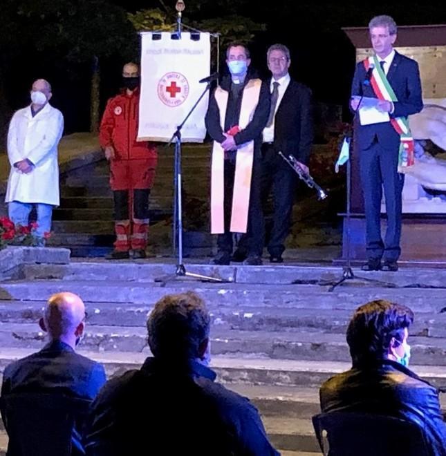 Sisma e Covid L’omaggio alle vittime