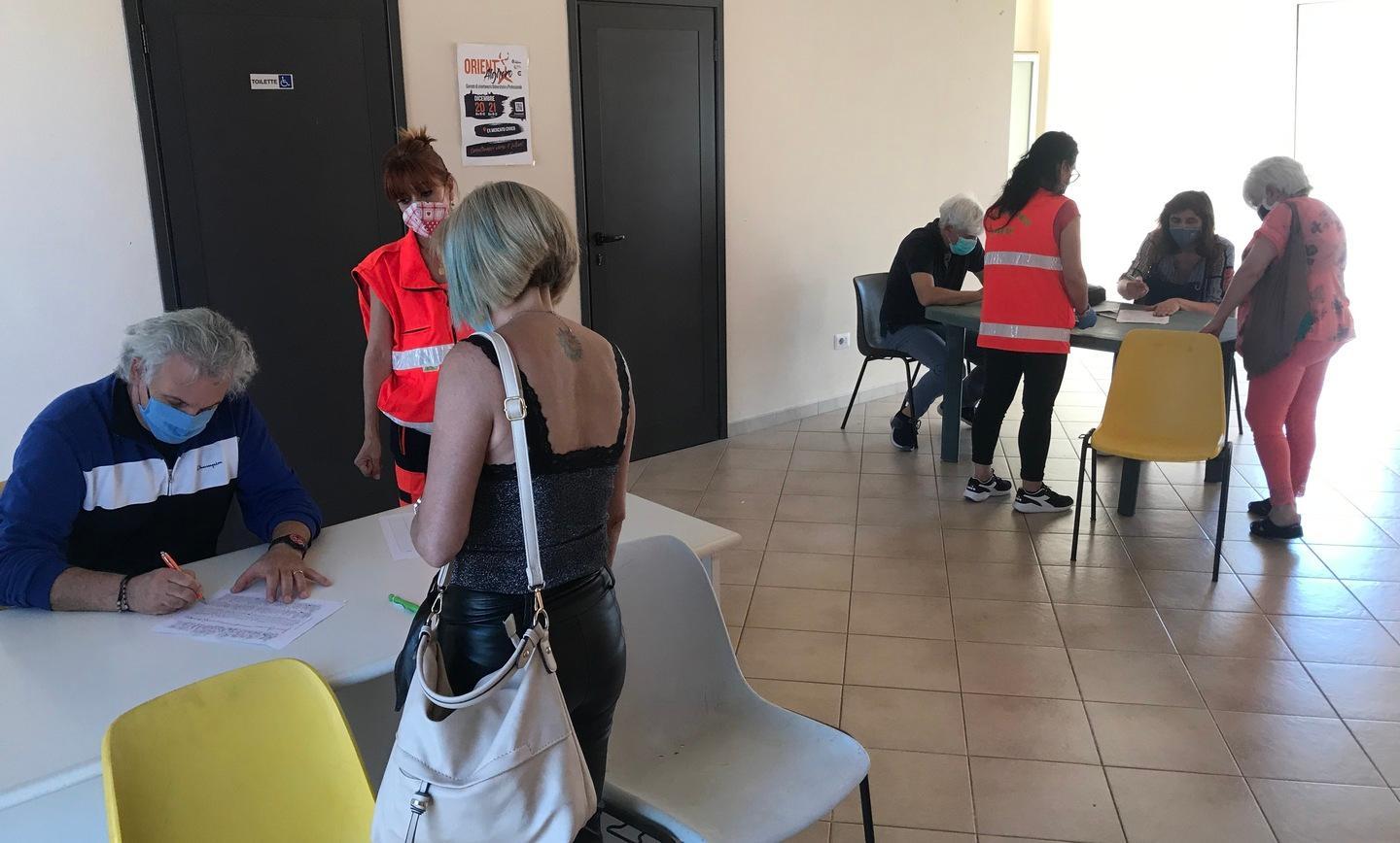 Distribuzione delle mascherine
