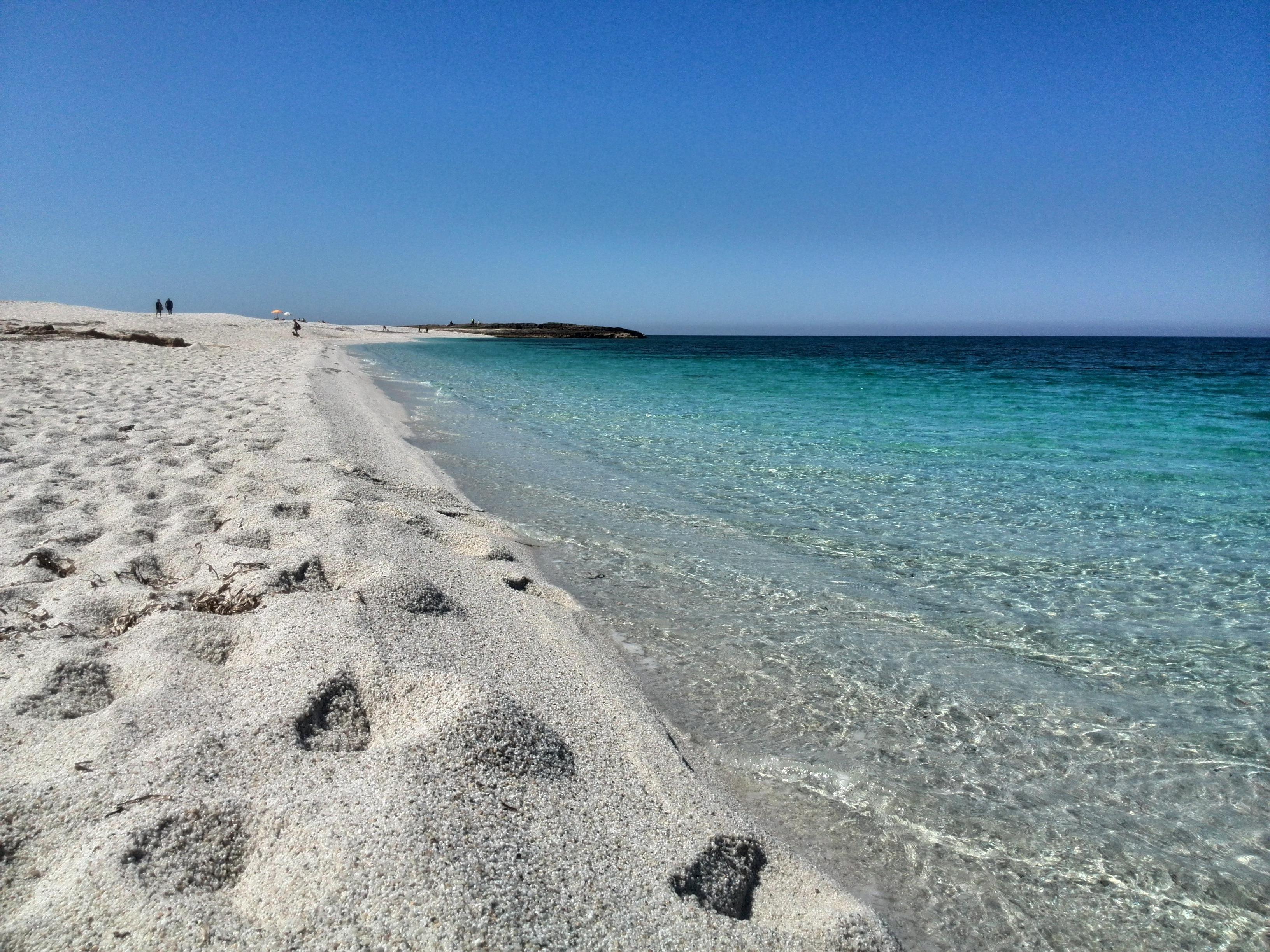 La spiaggia di Is Aruttas