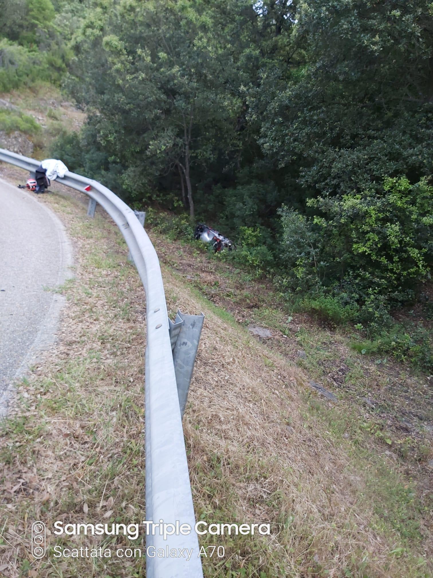 Sadali, motociclista gravemente ferito in un incidente