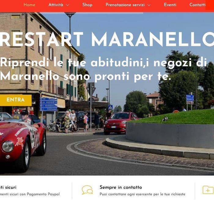 Quella vetrina virtuale per i negozianti Per fare shopping a Maranello basta un clic