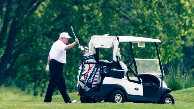 Trump, giocato a golf per 'esercizio'