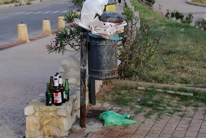 Balai, finito il lockdown tornano i rifiuti 