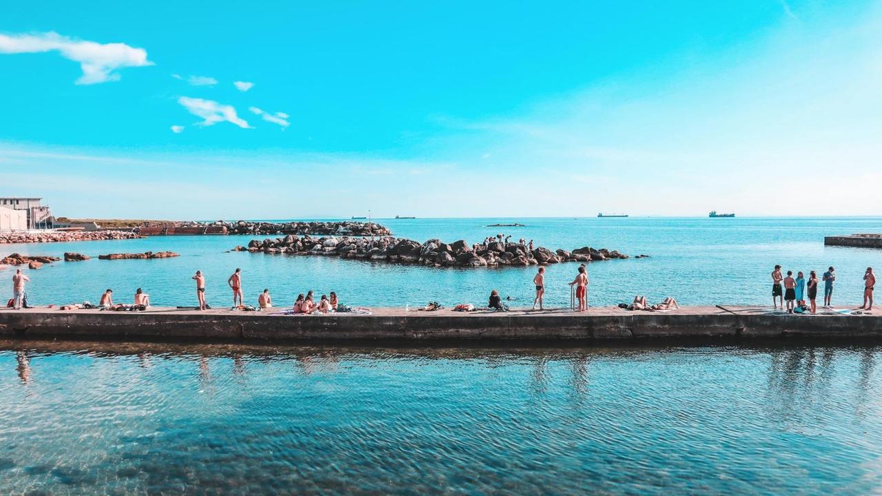 Il moletto di San Jacopo a Livorno (foto Marzi)