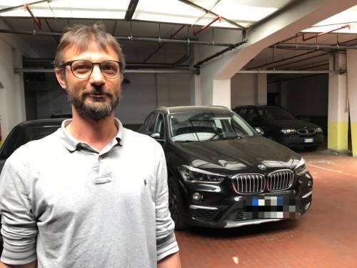 Marco Zilianti gestore del garage San Giorgio. Dopo mezzo secolo di vita da venerdì il parcheggio privato resterà chiuso (foto Batavia)