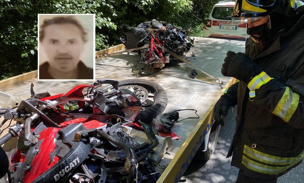 In fin di vita motociclista di 54 anni dopo il violento scontro con un’auto 