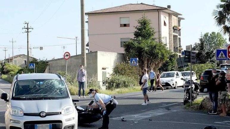 L’incrocio dove si è verificato l’incidente mortale di domenica
