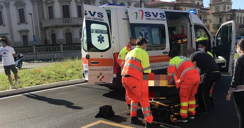 Donna investita sulle strisce