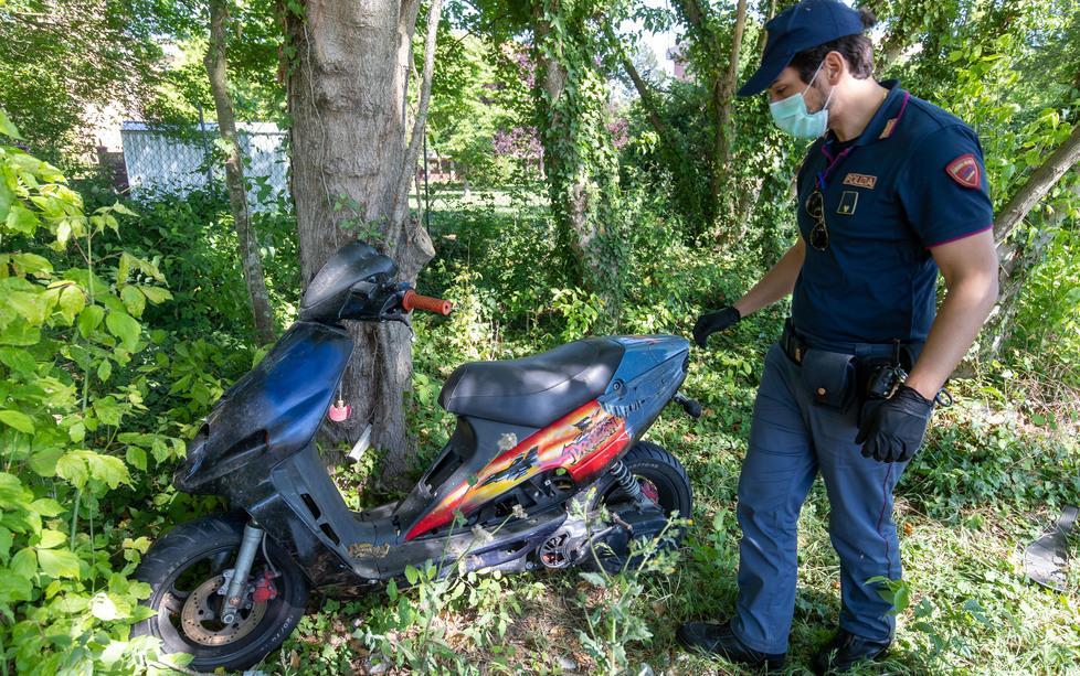 Allarme scooter abbandonato