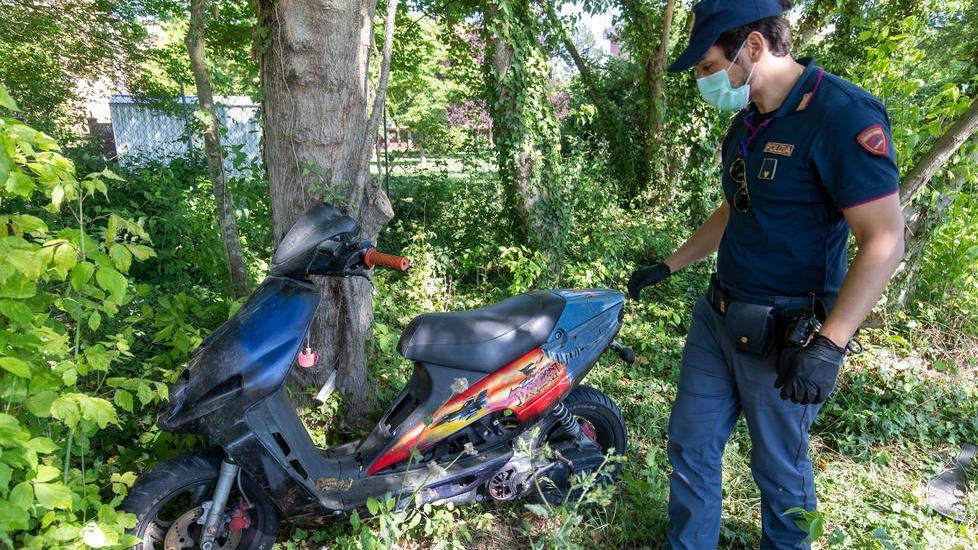 Allarme scooter abbandonato