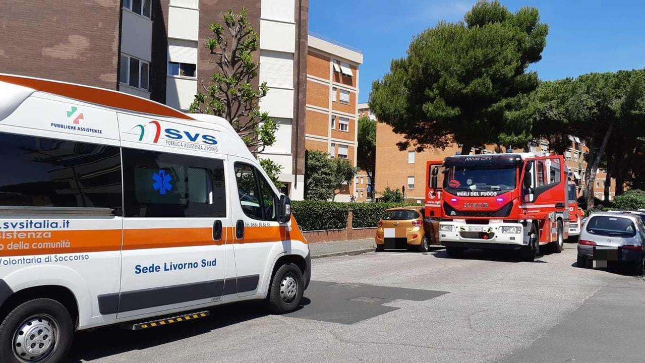Svs e vigili del fuoco sul posto
