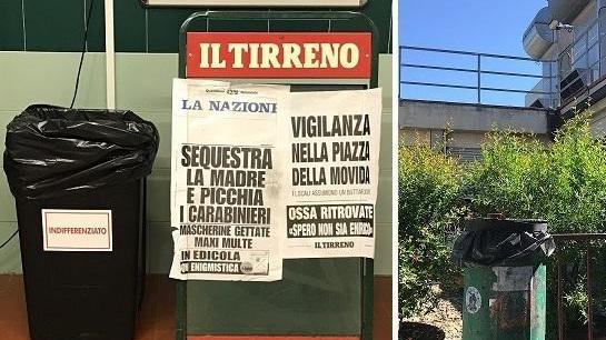 Differenziata “faticosa” in ospedale Tanti cestini singoli e nessuna indicazione