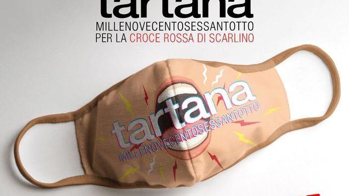 Quasi mille euro alla Cri con le mascherine del Tartana