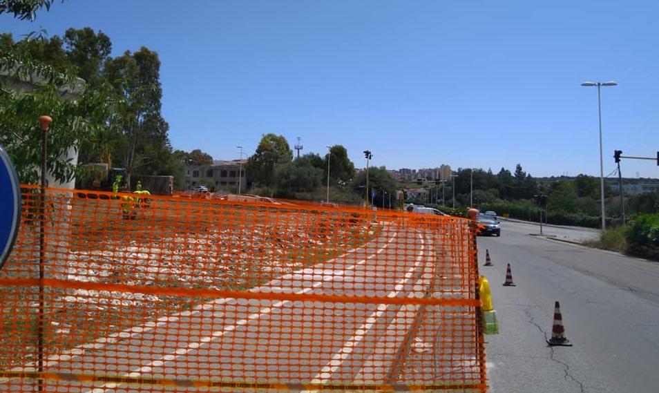 Aperto il cantiere per la rotatoria tra via Verona e via Rizzeddu