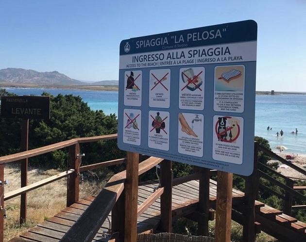 La Pelosa oasi per 1500 (al giorno) 