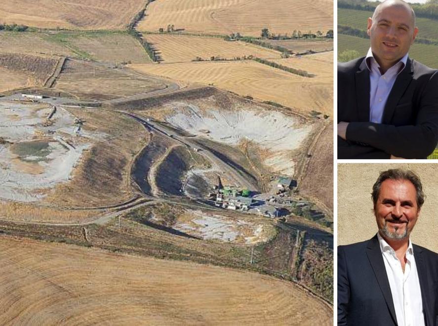La Grillaia e a destra dall'alto i sindaco Mirko Bini (Terricciola) e Giacomo Tarrini (Chianni)