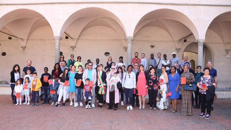 La cerimonia per la Festa della Repubblica che si svolse nel 2019 a Empoli