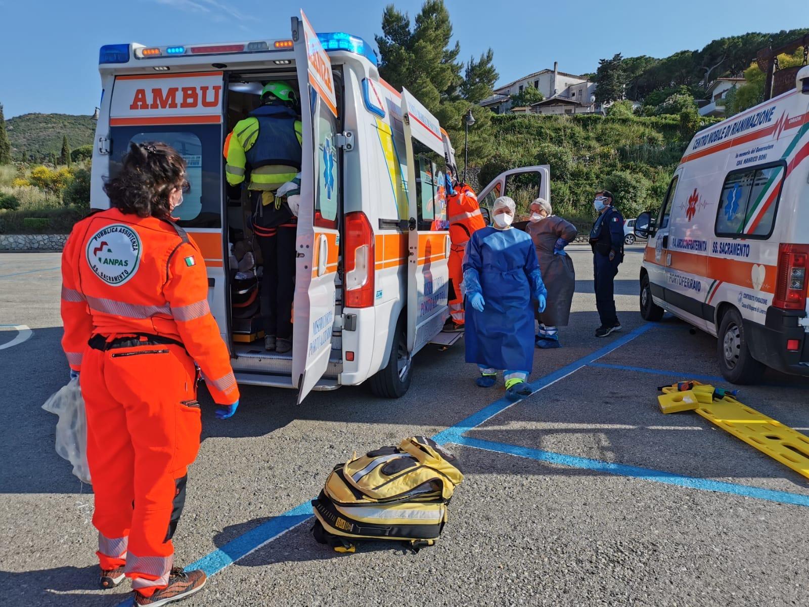 Cade in un dirupo, capoliverese di 59 anni trasferito a Siena col Pegaso